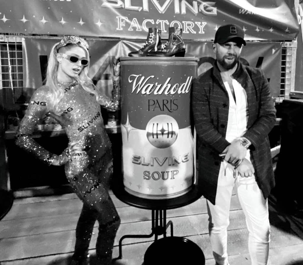 Taylor Good and Paris Hilton — WARHODL collaboration, Paris